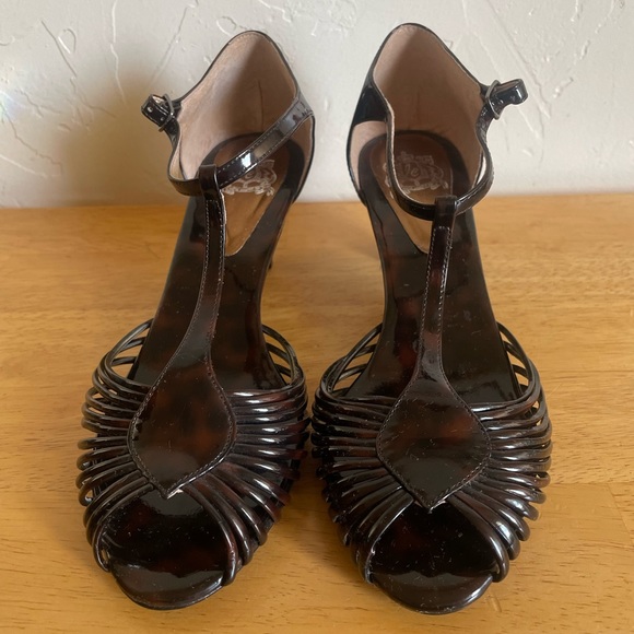 Vintage Tortoise Shell Pumps. Size 8 - Picture 1 of 5